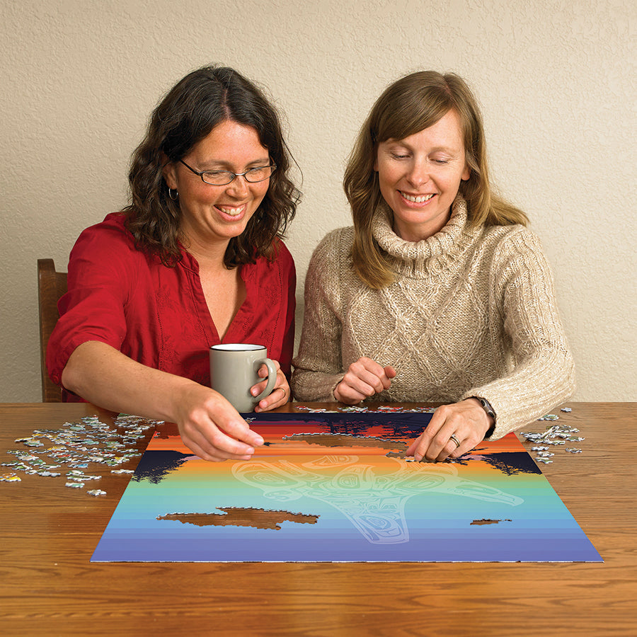 cobble-hill-1000-piece-salish-coast-colours-puzzle-orca image 5