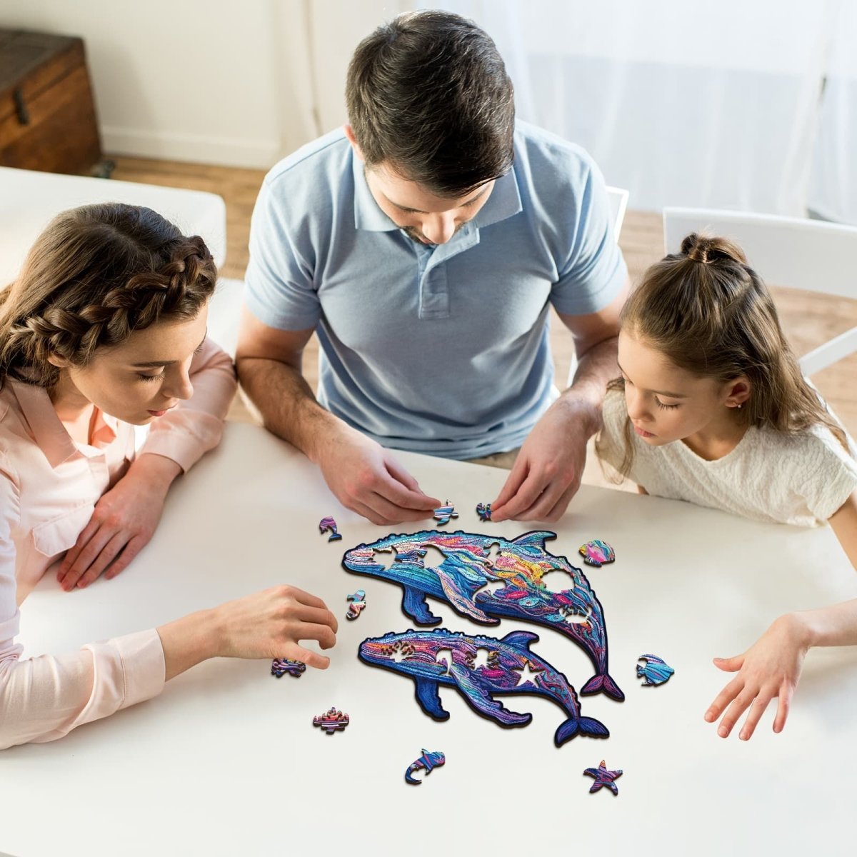 kaayee-wooden-puzzle-parent-child-whale-holzpuzzle-medium-wale image 5