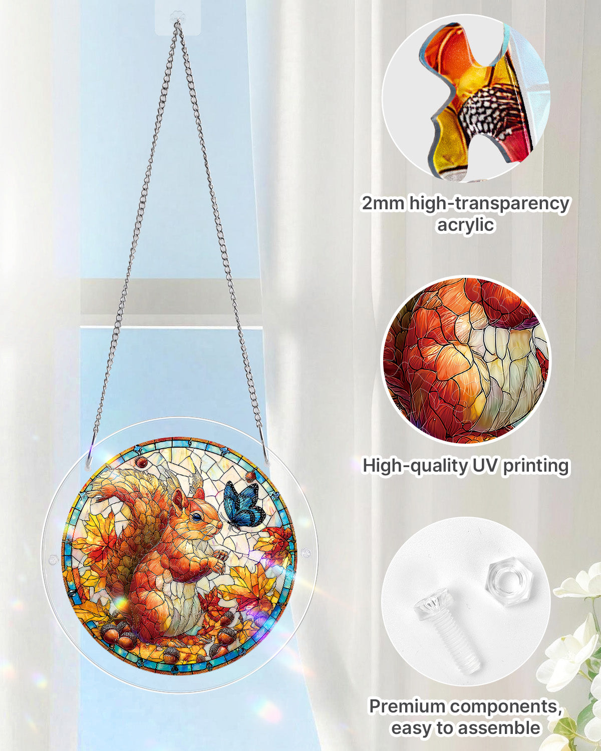 kaayee-acorn-squirrel-suncatcher-fensterbild-small-acryl image 4