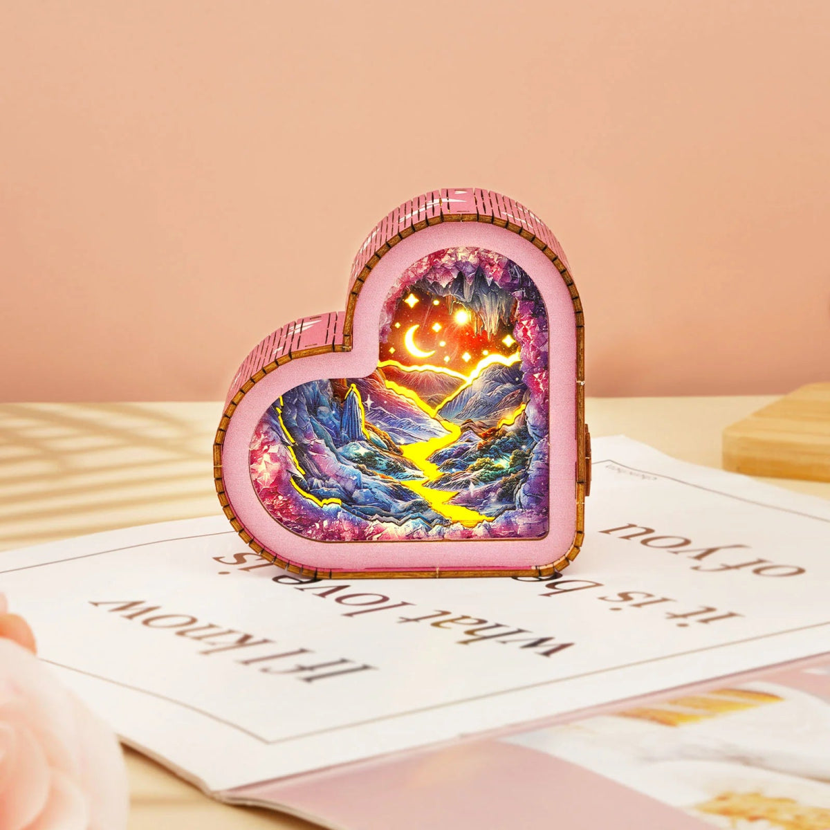 kaayee-night-light-pink-mine-holz-bausatz-nachtlicht-batterie image 2
