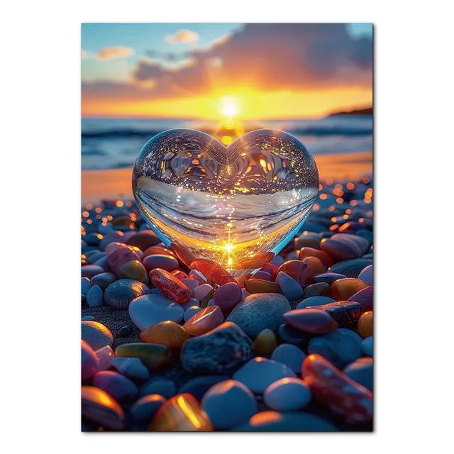 kaayee-glass-heart-sunset-puzzle-1000-teile-standard-edition image 1