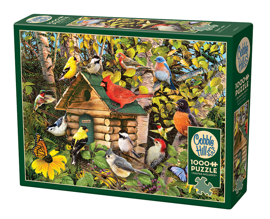 cobble-hill-1000-piece-bird-cabin-puzzle-1000-teile-vogelhaus image 1