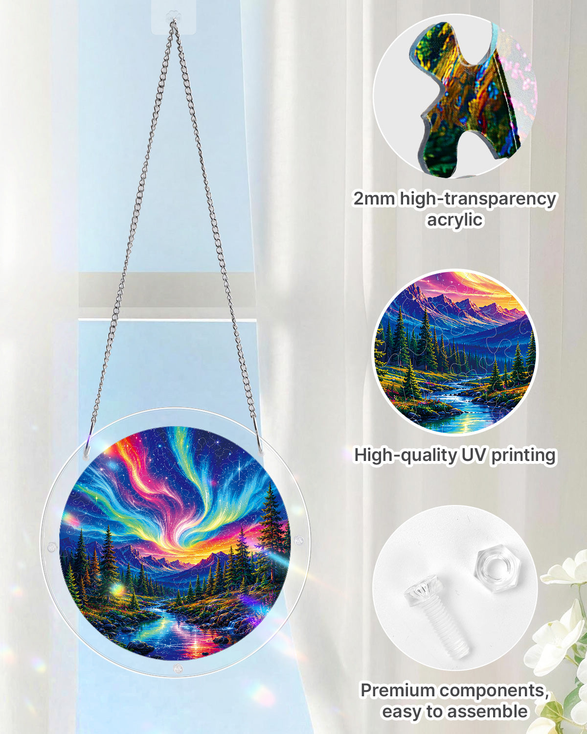 kaayee-suncatcher-puzzle-aurora-mountain-fensterbild-m-20-8-cm image 4