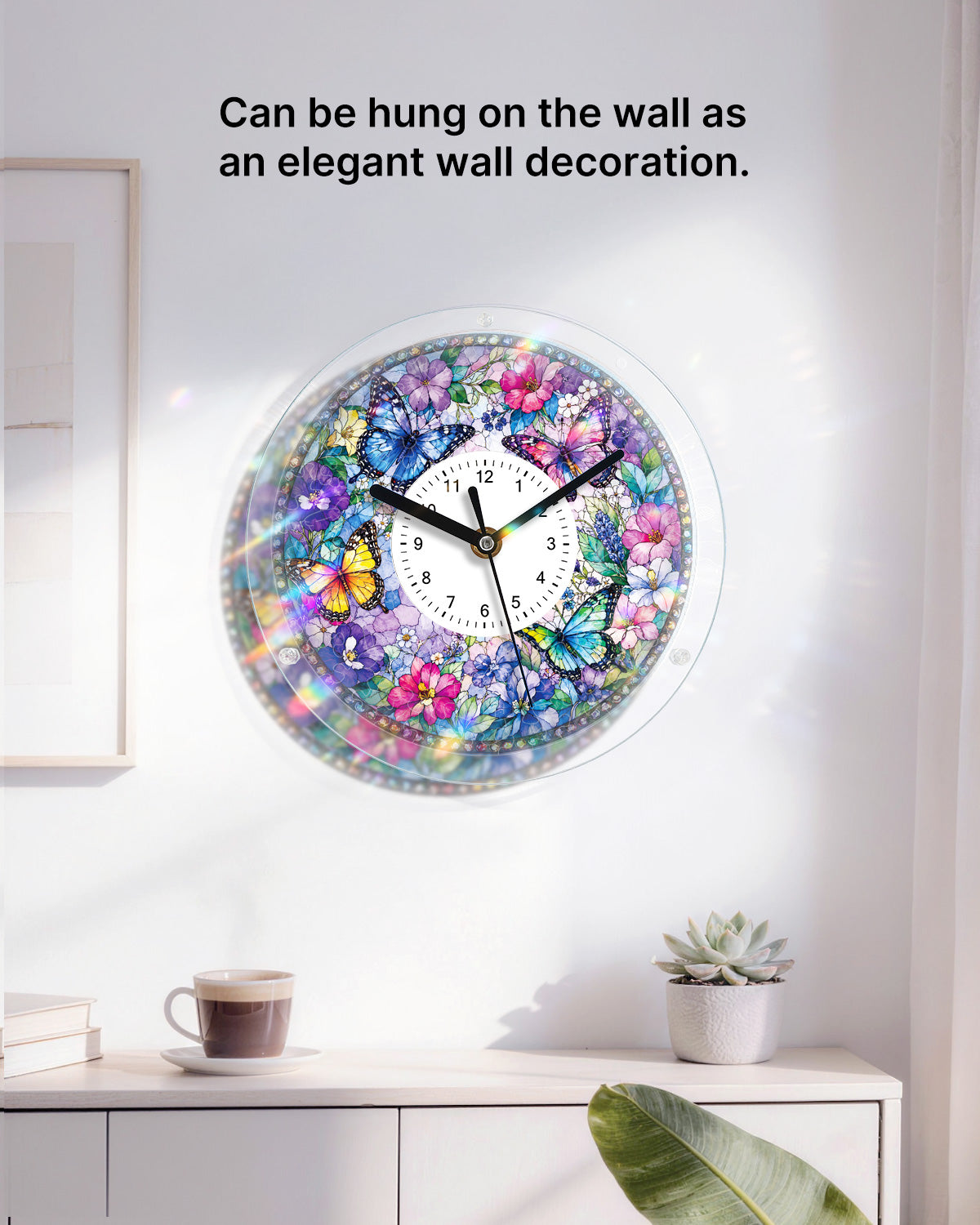 kaayee-clock-kit-butterfly-blossom-garden-puzzle-uhr-regular-acryl image 4