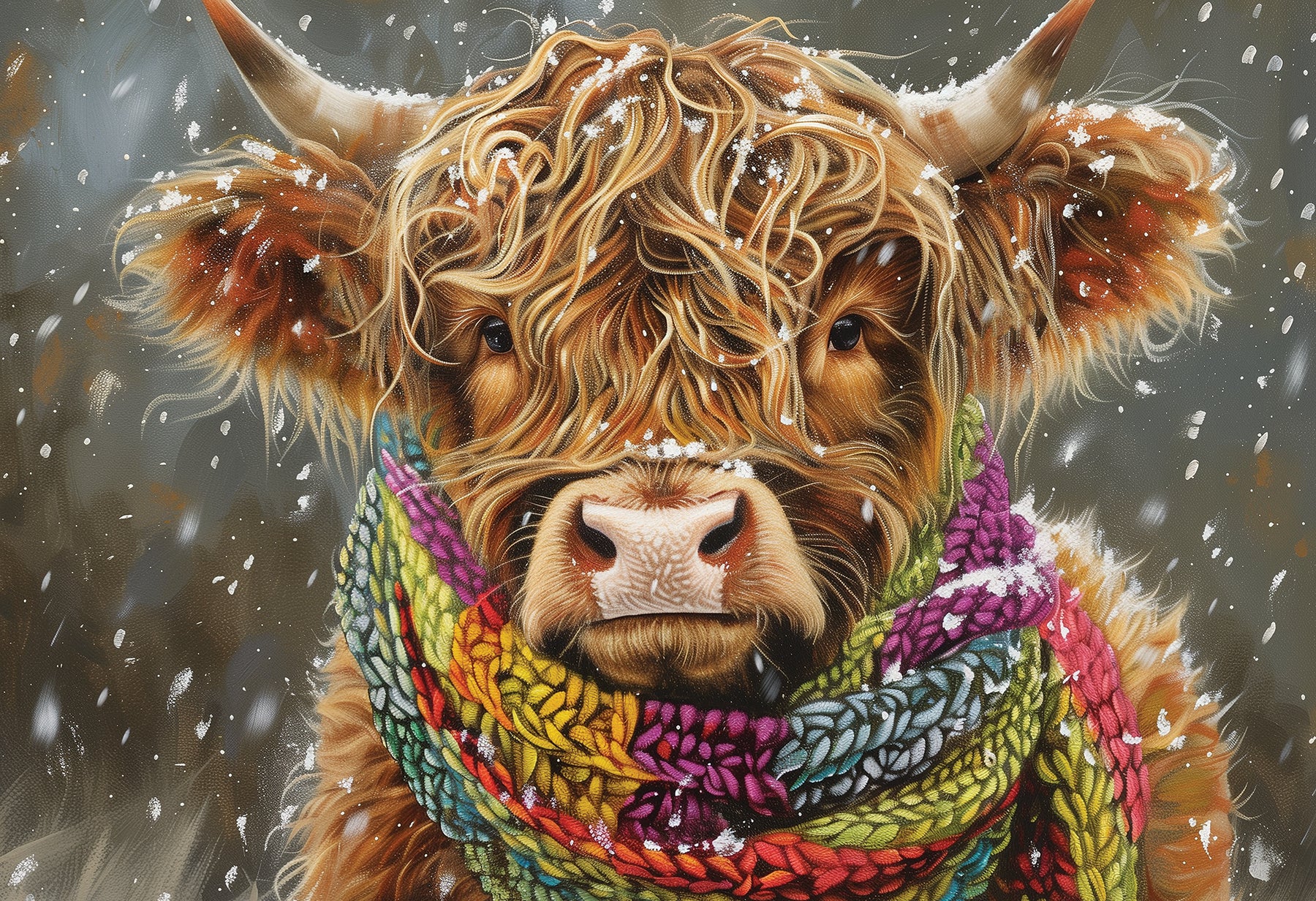 cobble-hill-100-piece-wee-coo-puzzle-100-teile-highland-cow image 2