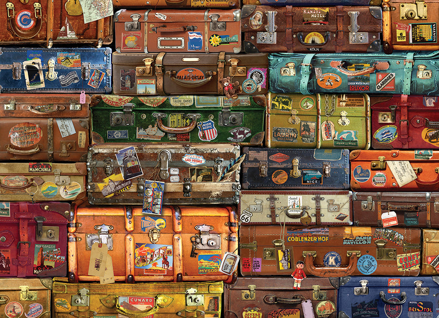 cobble-hill-1000-teile-luggage-puzzle-vintage-koffer image 2