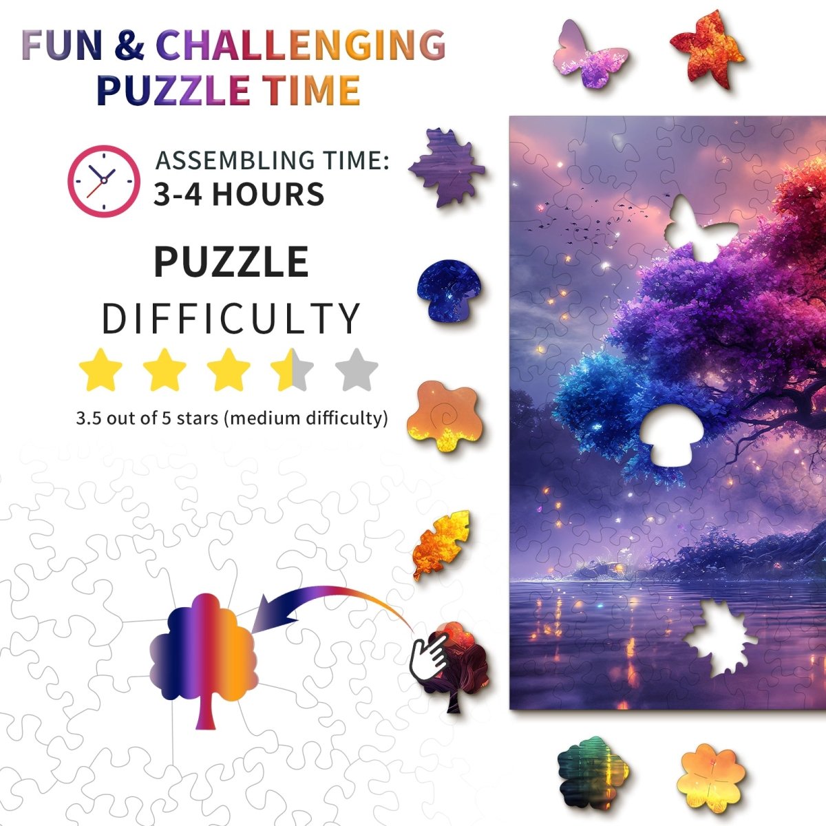 kaayee-tree-of-life-holzpuzzle-medium-lebensbaum image 4