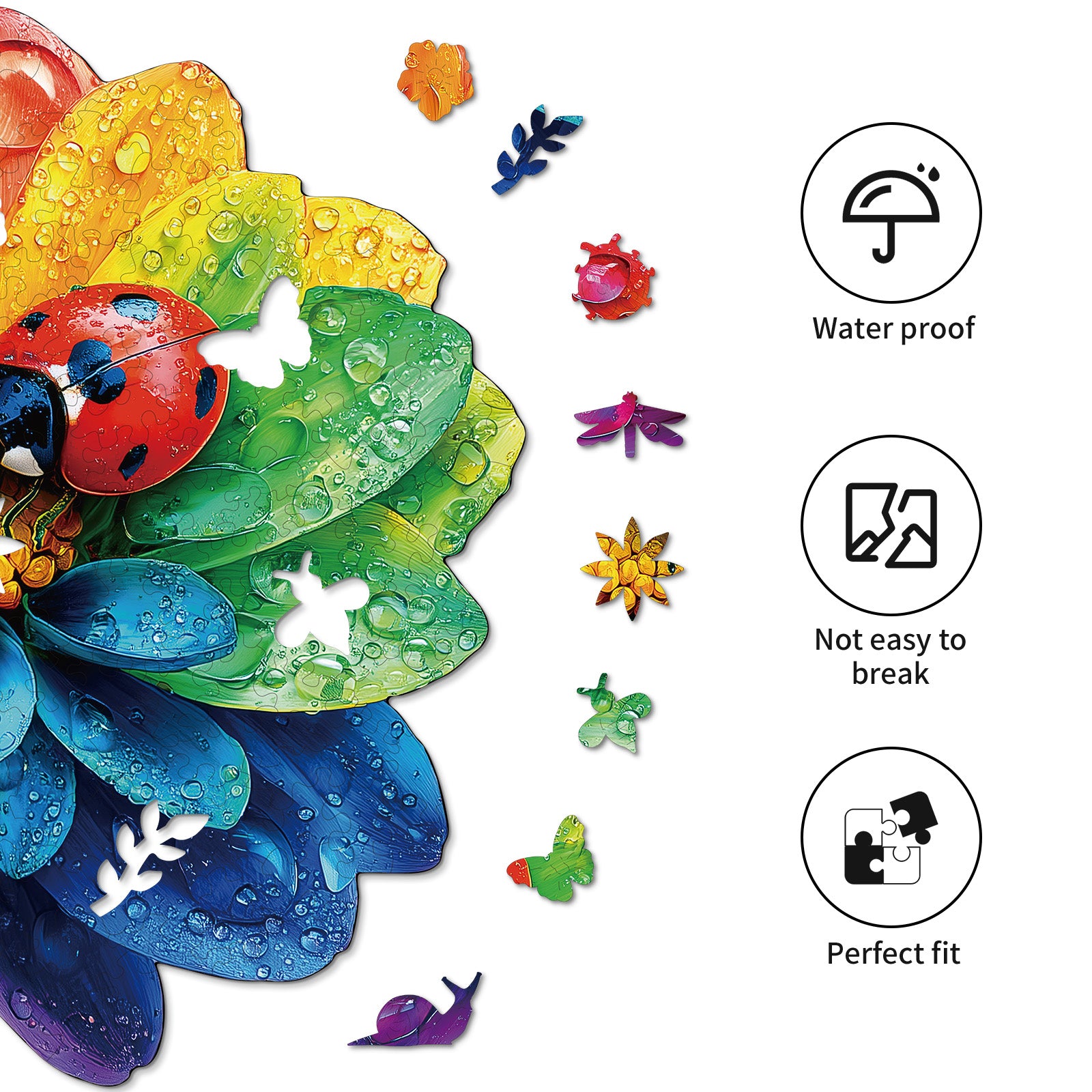 kaayee-ladybug-s-rainbow-garden-holzpuzzle-medium-garten image 2