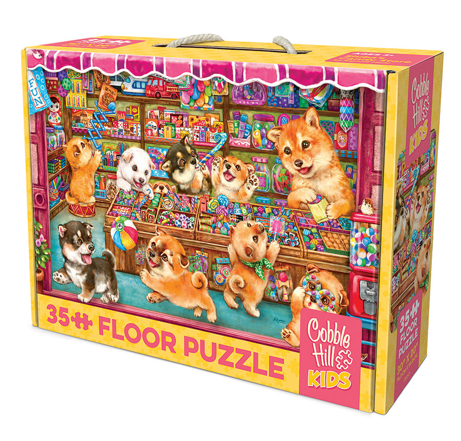 cobble-hill-floor-puzzles-shiba-s-candy-store-bodenpuzzle-35-teile-hunde image 6