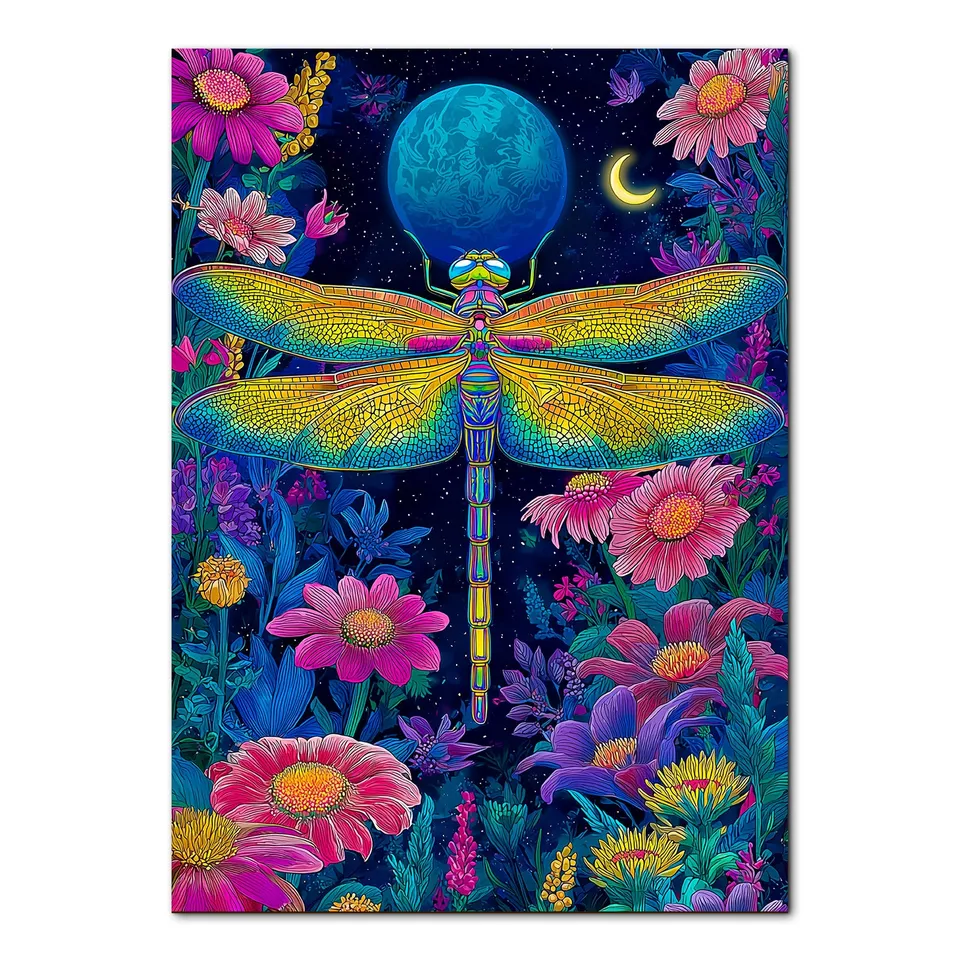 kaayee-moonlit-dragonfly-1000-teile-puzzle-standard image 1