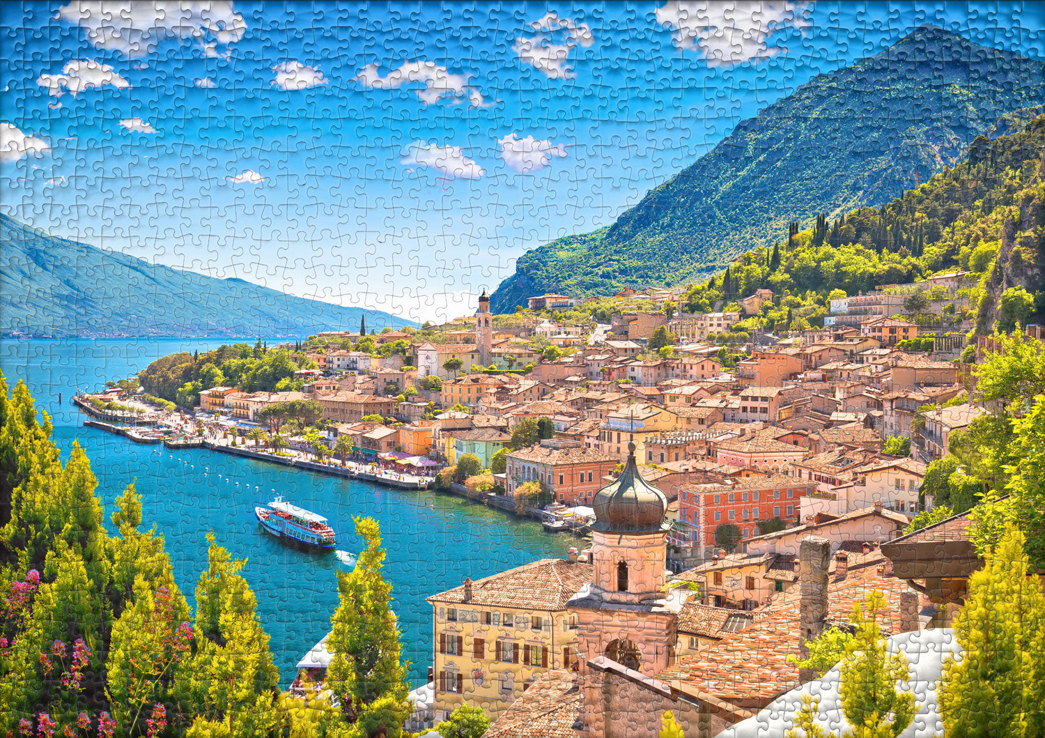ulmer-puzzleschmiede-puzzle-1000-teile-lago-di-garda-italien image 2