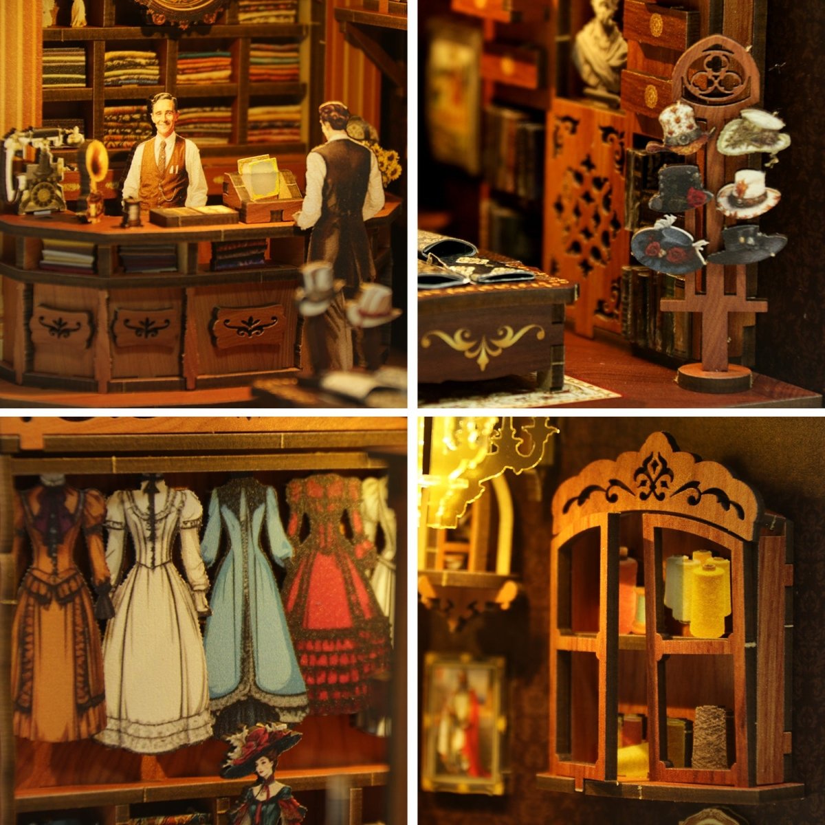 kaayee-royal-tailoring-shop-book-nook-kit-mini-schneiderei image 5