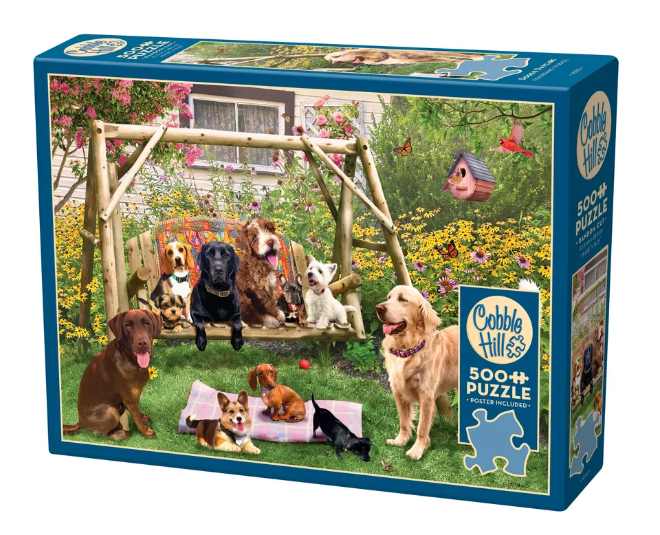 cobble-hill-doggie-daycare-puzzle-500-teile-hunde image 1