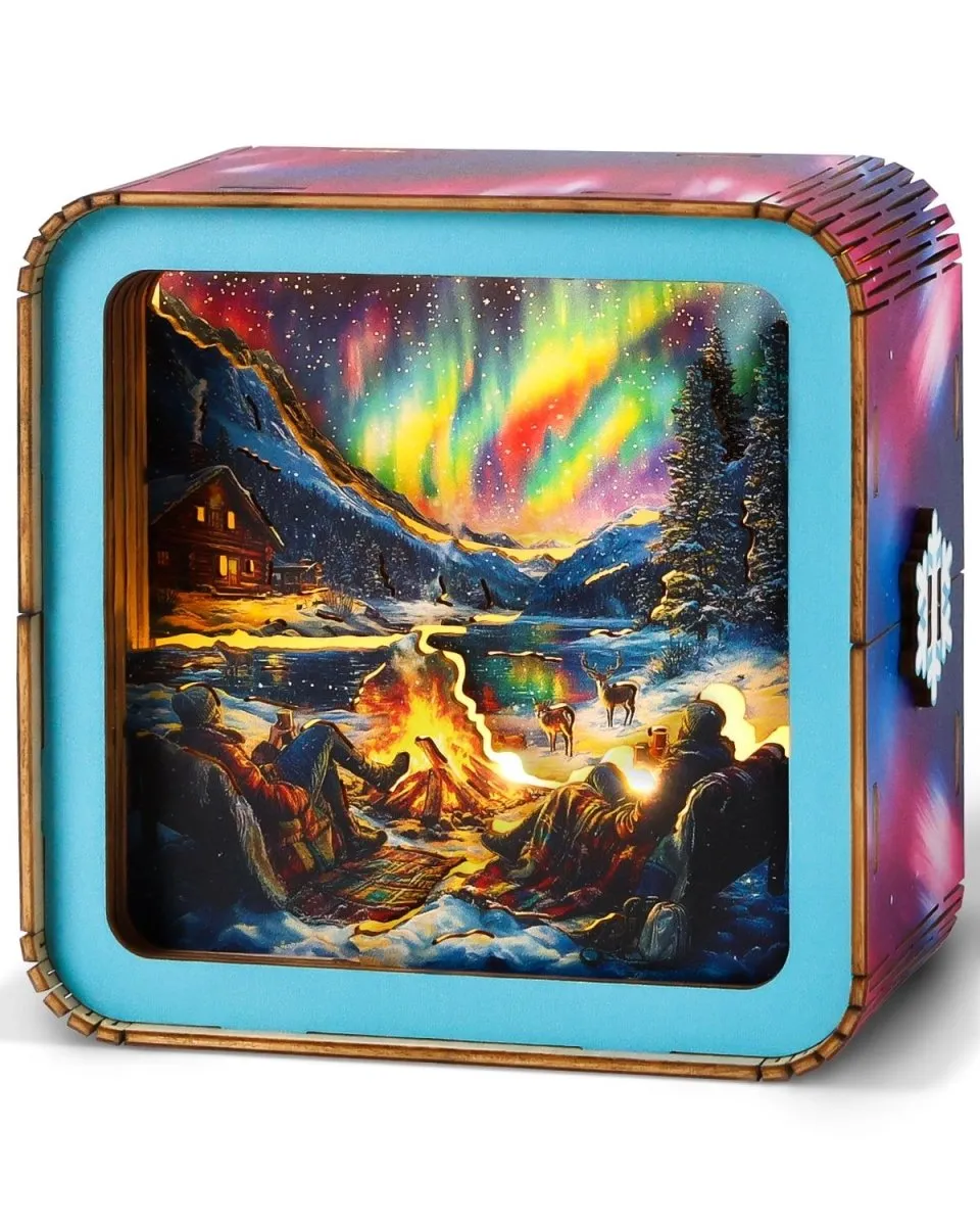 kaayee-night-light-aurora-holz-nachtlicht-bausatz-polarlicht image 1
