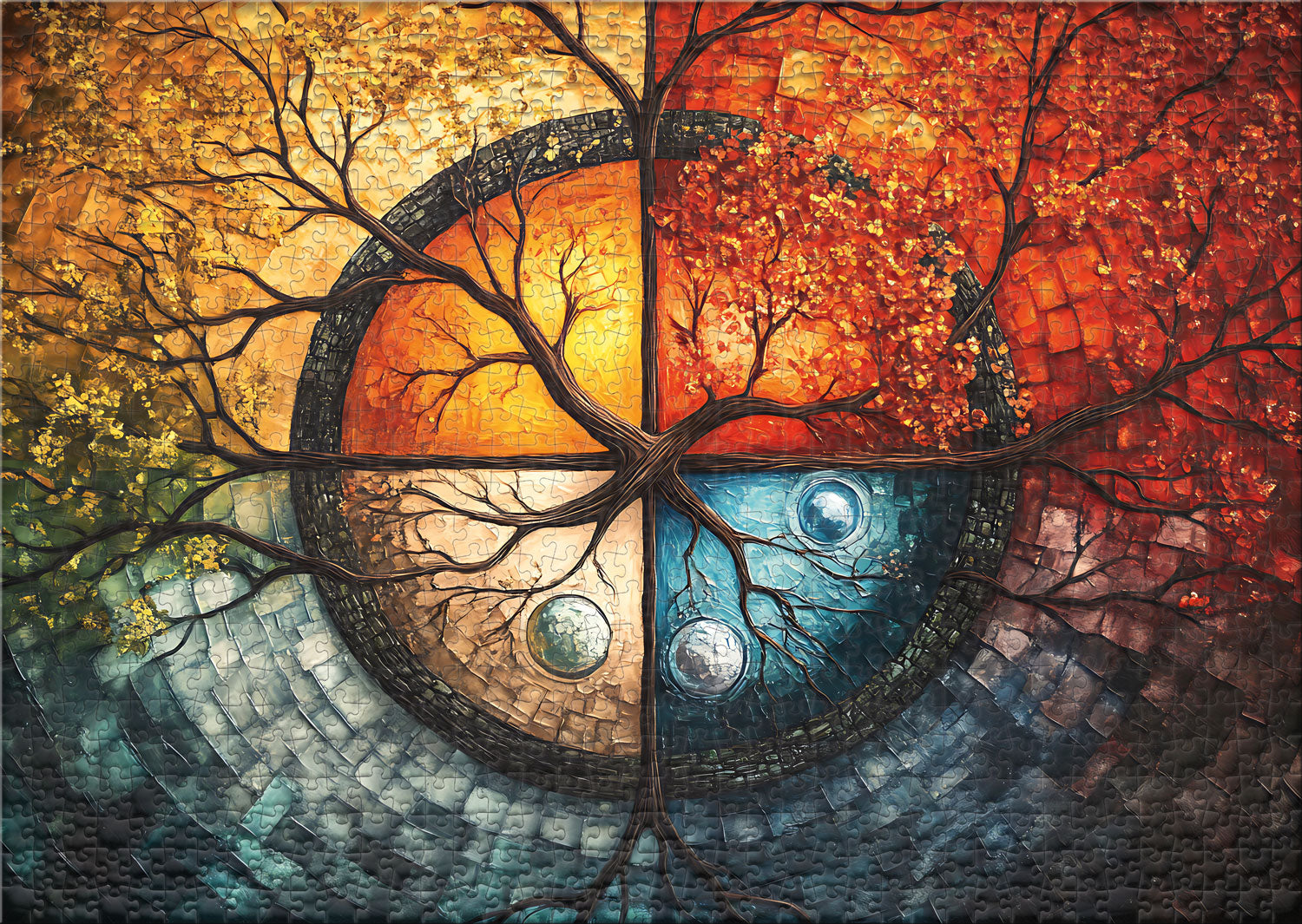 ulmer-puzzleschmiede-puzzle-1000-teile-jahreszeiten-elemente image 2