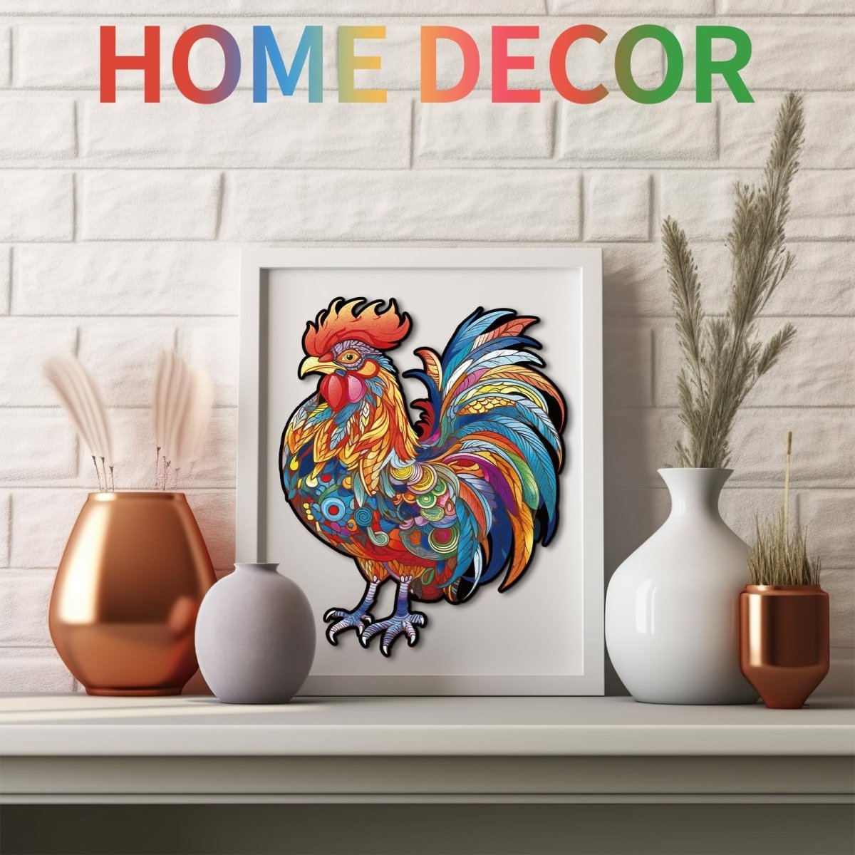 kaayee-majestic-cock-holzpuzzle-small-mit-hahn-motiv image 5