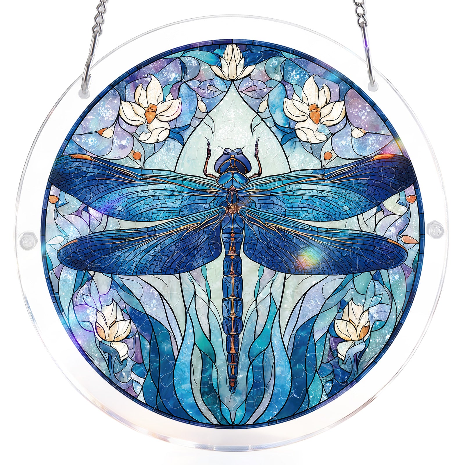 kaayee-suncatcher-puzzle-libelle-acryl-medium-fenster image 3