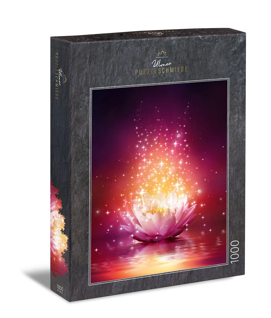 ulmer-puzzleschmiede-lotus-magic-puzzle-1000-teile-blume image 1