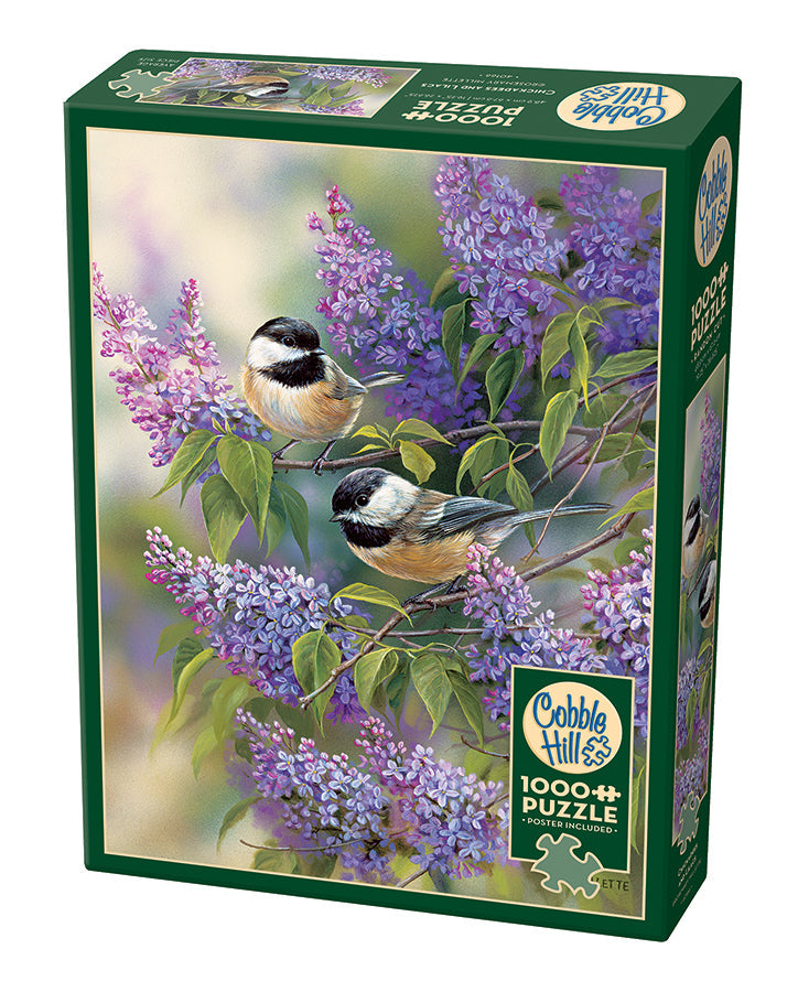 cobble-hill-chickadees-and-lilacs-puzzle-1000-teile-v-gel image 1