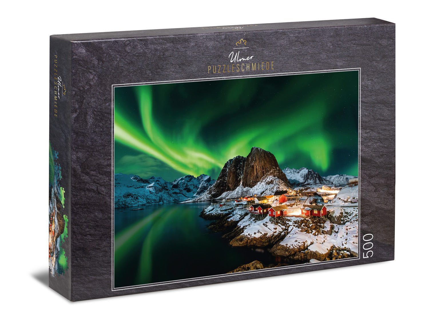 ulmer-puzzleschmiede-puzzle-500-teile-aurora-borealis-nordlichter-puzzle image 1