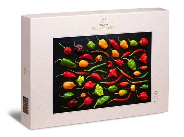 ulmer-puzzleschmiede-puzzle-1000-teile-buntes-feuer-chili image 1
