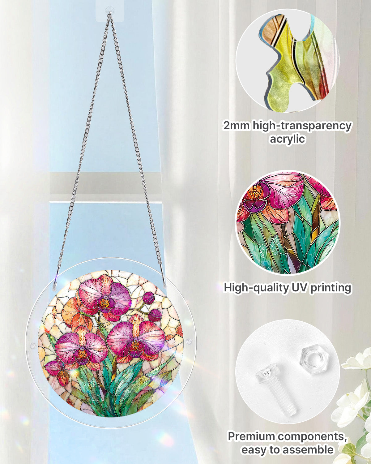 kaayee-suncatcher-dreamy-orchids-fensterbild-m-acryl image 4