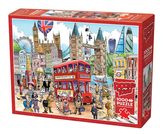 cobble-hill-doodletown-london-calling-1000-teile-puzzle image 1