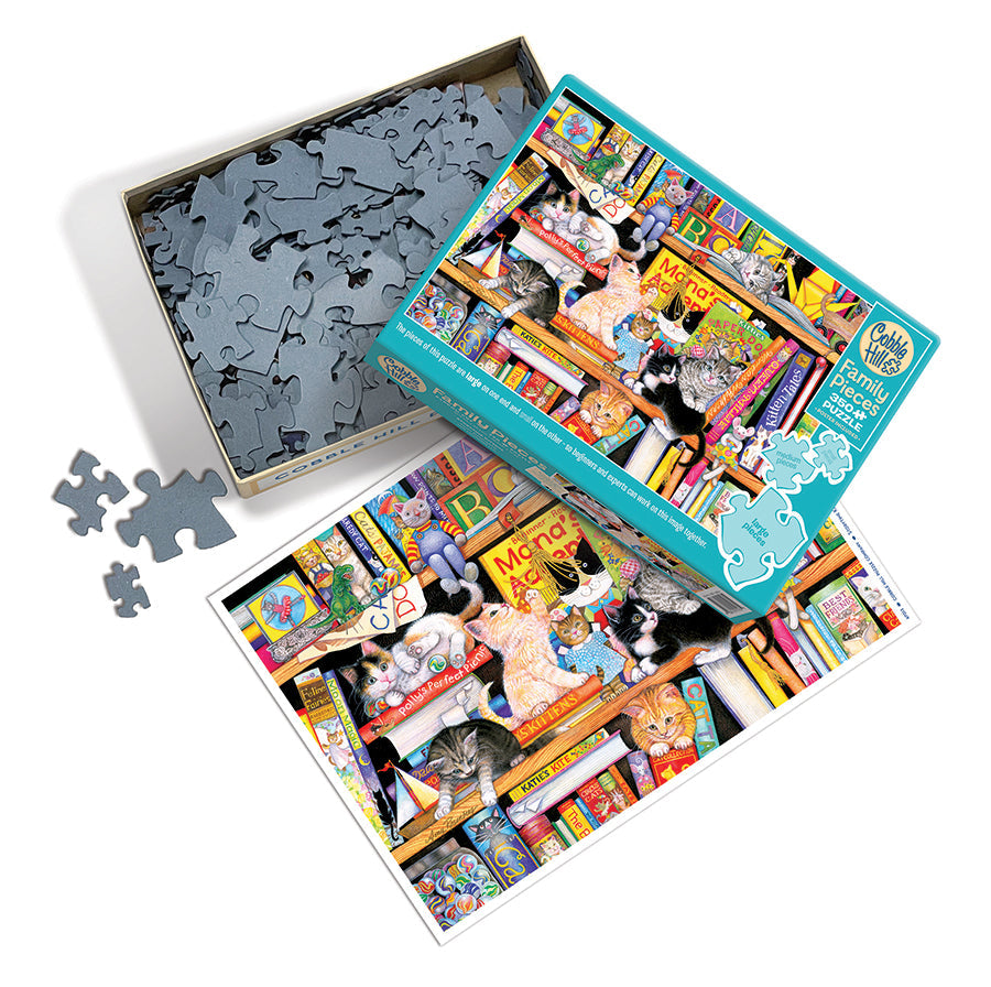 cobble-hill-family-pieces-350-storytime-kittens-puzzle-katzen image 3