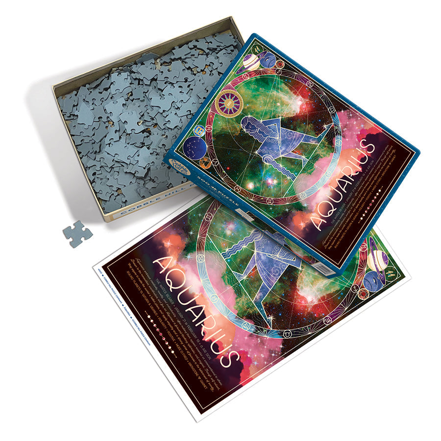 cobble-hill-500-piece-aquarius-puzzle-500-teile-sternzeichen image 3