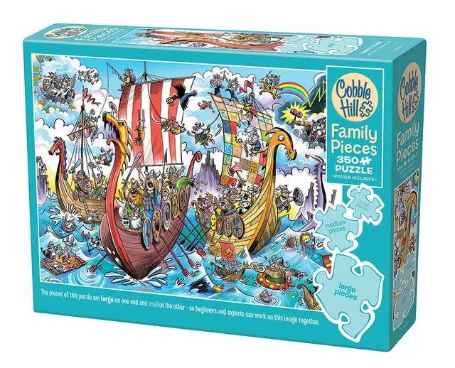 cobble-hill-family-pieces-350-viking-voyage-puzzle-350-teile image 1