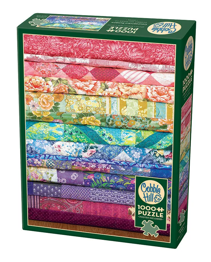 cobble-hill-comfortable-rainbow-1000-teile-quilt-puzzle image 1