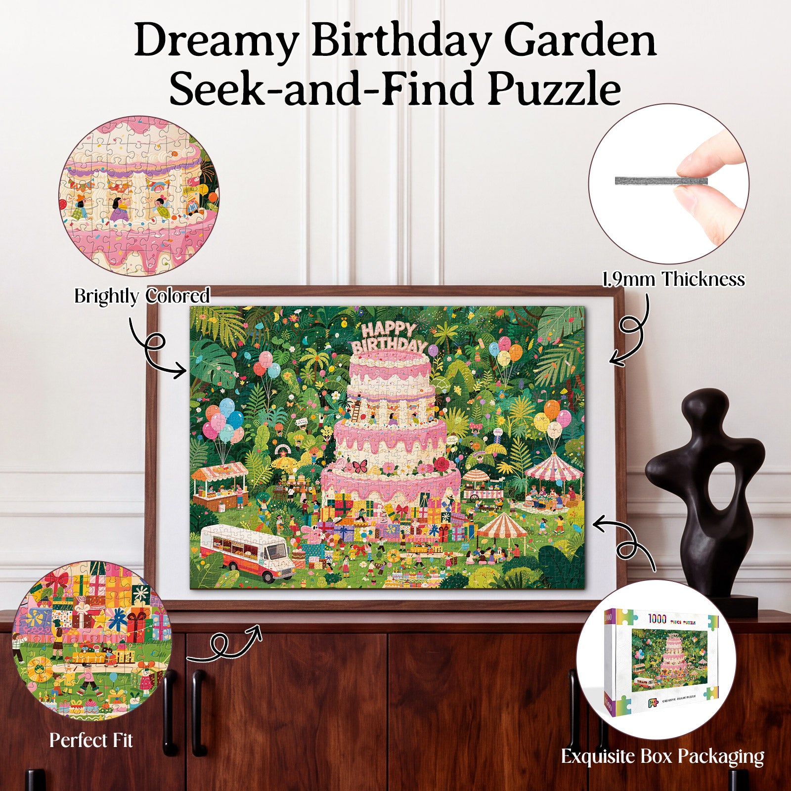kaayee-cardboard-puzzle-dreamy-birthday-garden-1000-teile image 3