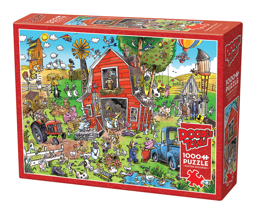 cobble-hill-1000-piece-puzzle-farmyard-folly-1000-teile-bauernhof image 1
