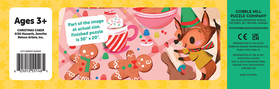 cobble-hill-floor-christmas-cheer-bodenpuzzle-35-teile-weihnachten image 8