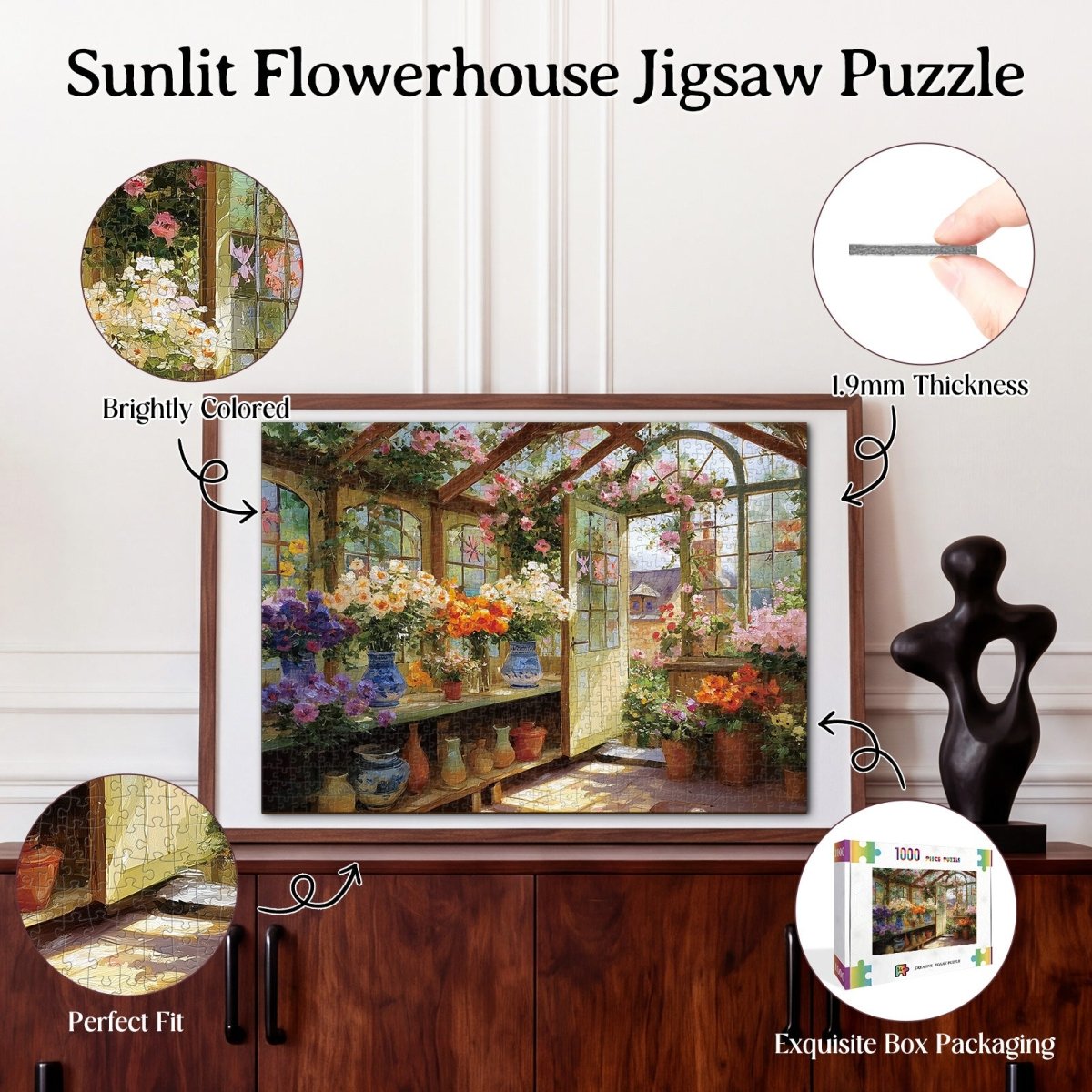 kaayee-1000-teile-puzzle-sunlit-flowerhouse-blumenhaus image 3