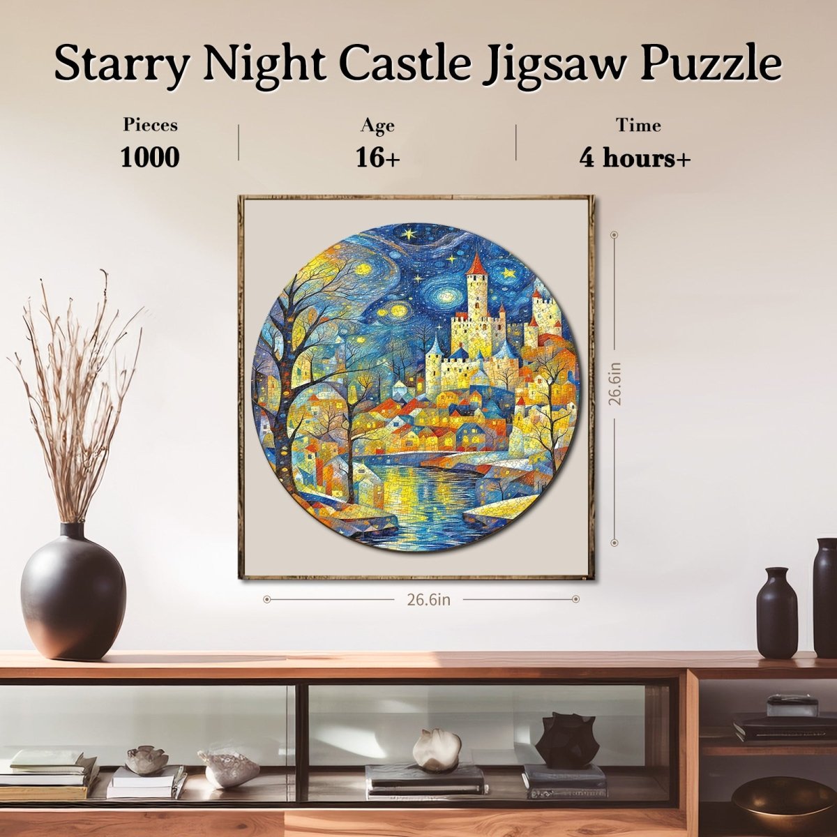 kaayee-cardboard-puzzle-starry-night-castle-1000-teile-eco image 4