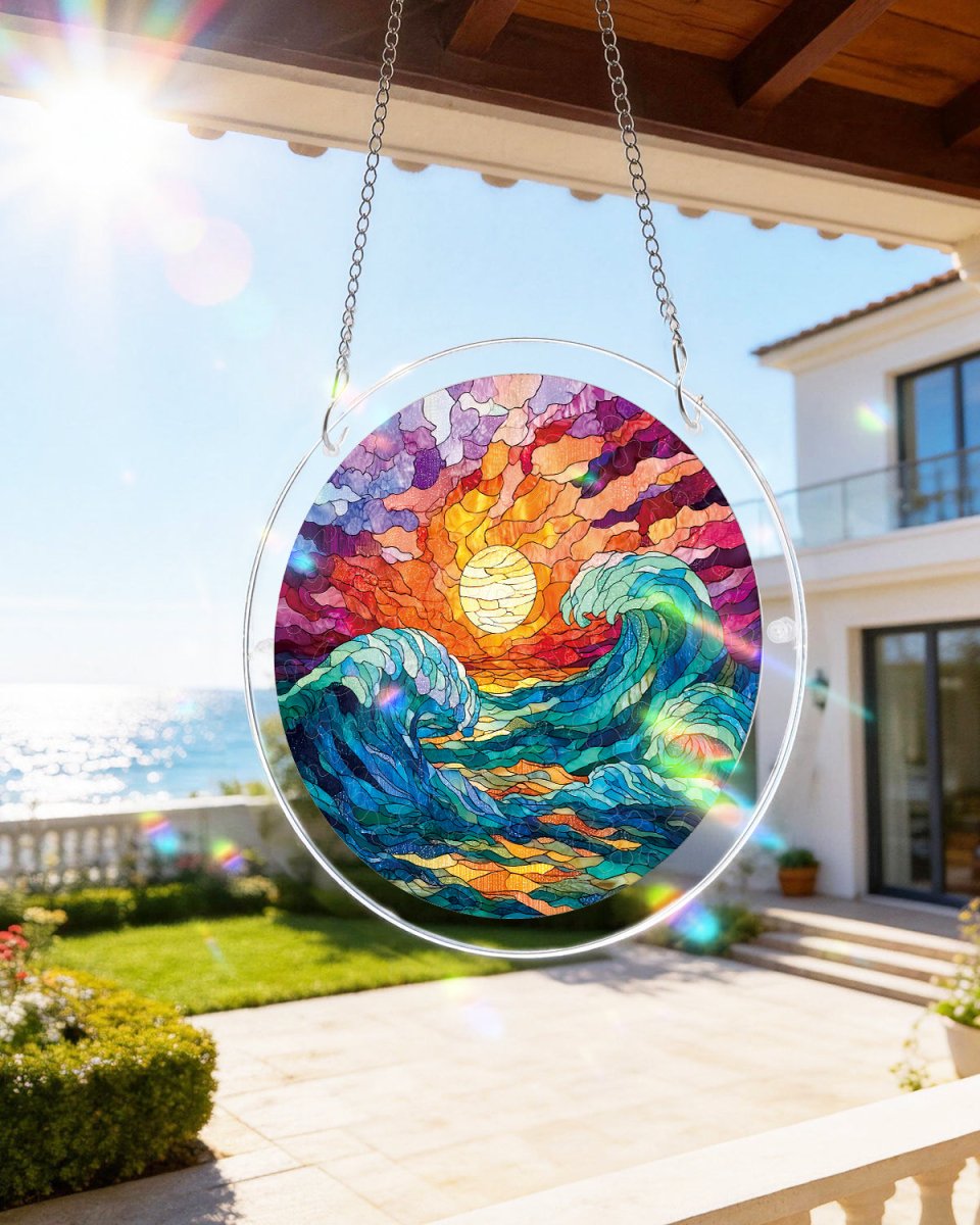 kaayee-suncatcher-puzzle-golden-tide-acryl-fensterbild image 4