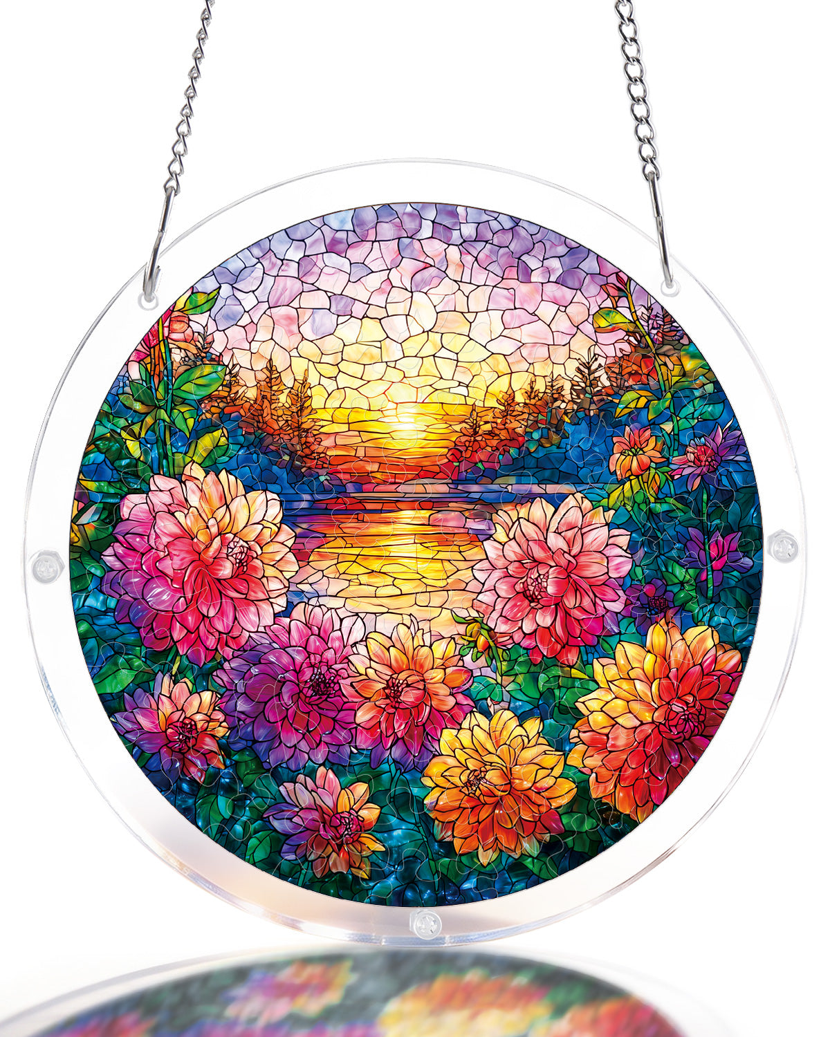 kaayee-suncatcher-puzzle-floral-sunset-haven-acrylpuzzle-small image 1