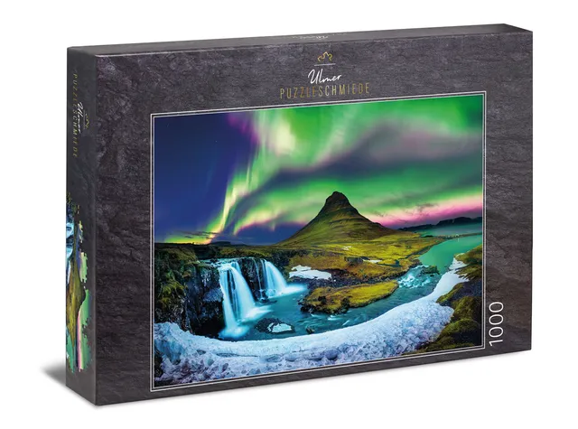 ulmer-puzzleschmiede-berg-licht-kirkjufell-puzzle-1000-teile-island image 1