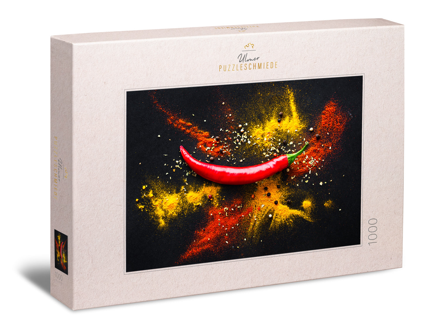 ulmer-puzzleschmiede-puzzle-1000-teile-spiel-mit-dem-feuer-chili image 1
