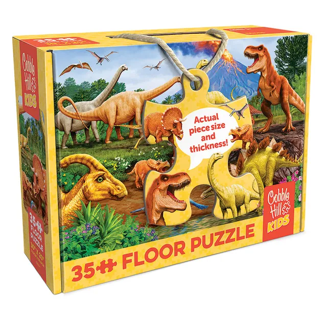 cobble-hill-floor-puzzles-dinos-puzzle-35-teile-dinosaurier image 1