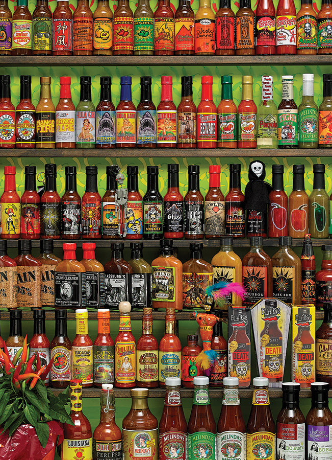cobble-hill-1000-hot-hot-sauce-puzzle-1000-teile-chili image 2