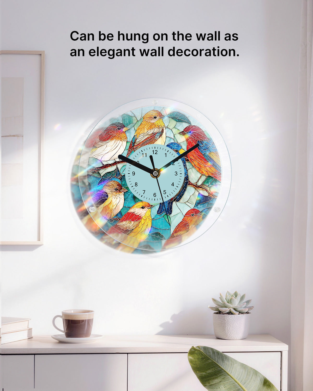 kaayee-clock-kit-birds-in-harmony-puzzle-uhr-regular-acryl-v-gel image 4