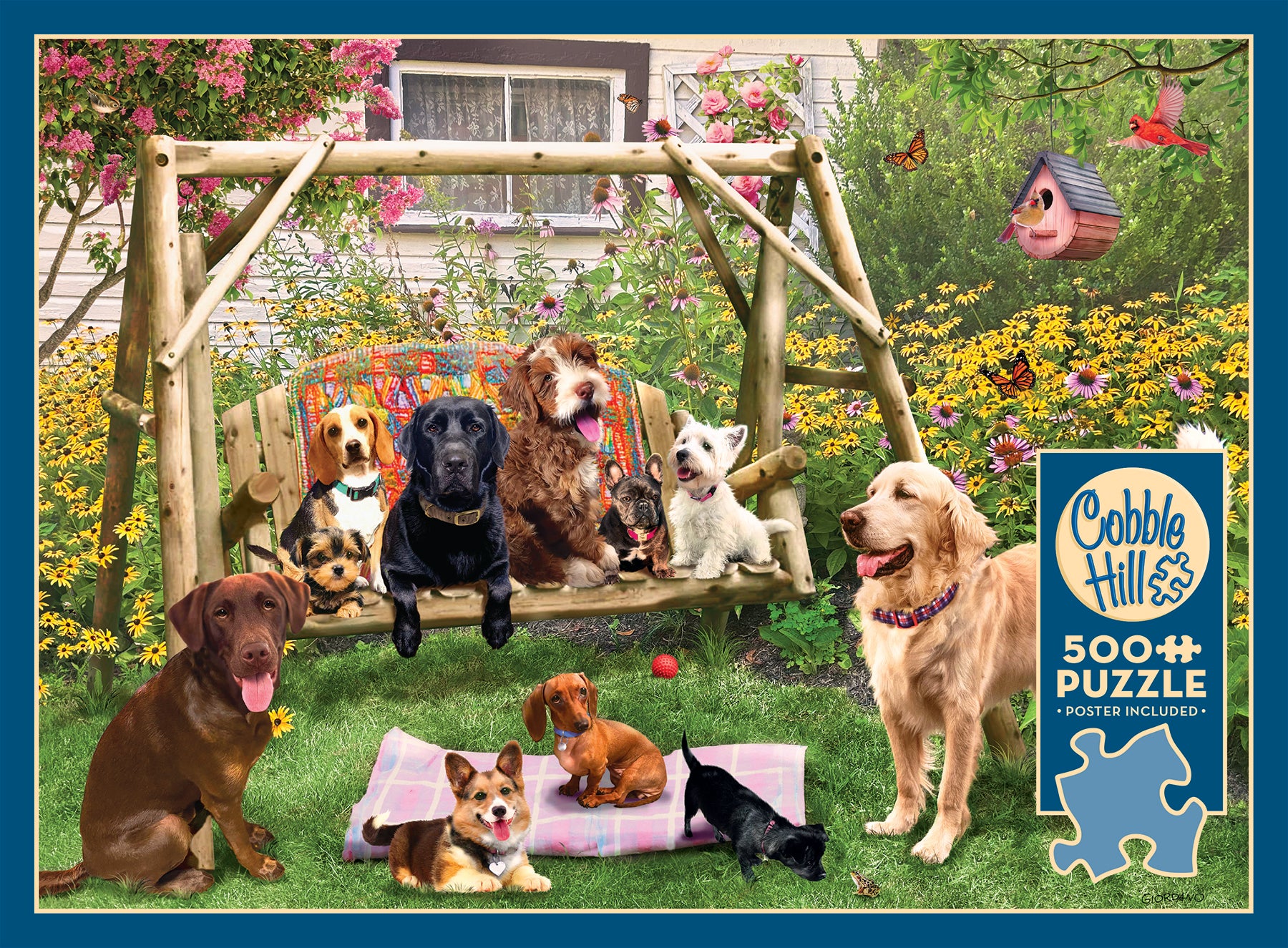 cobble-hill-doggie-daycare-puzzle-500-teile-hunde image 4