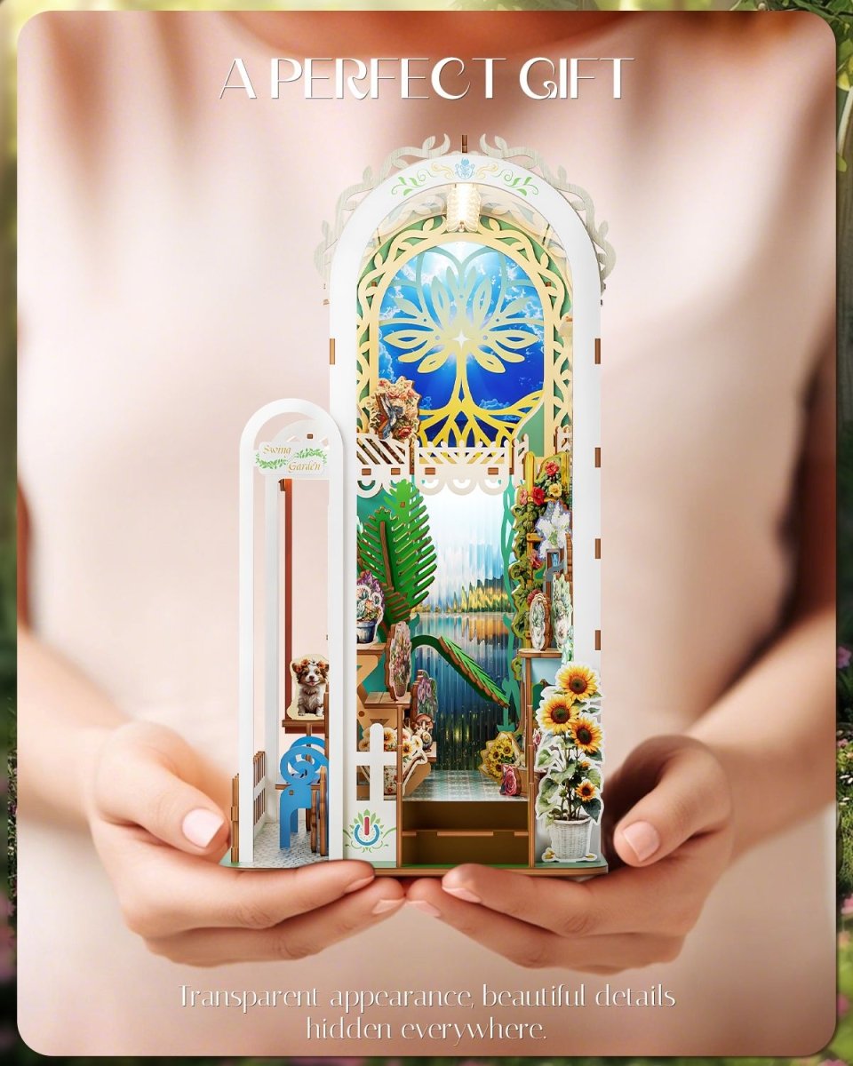 kaayee-book-nook-kit-swing-garden-3d-puzzle-holz-miniatur-led image 7