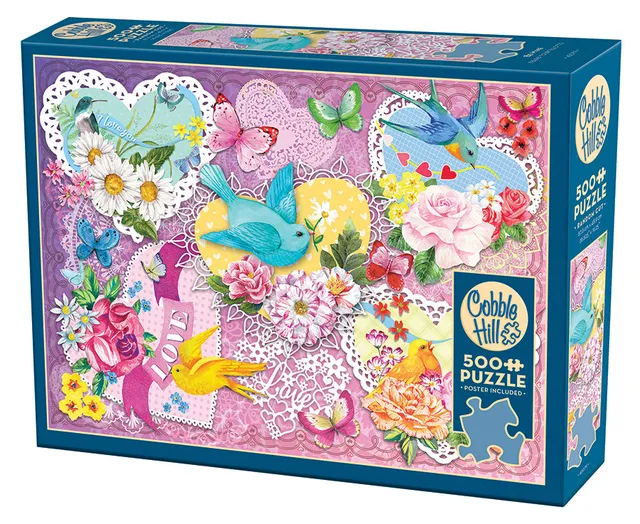 cobble-hill-be-mine-500-teile-puzzle-valentinstag-herzen image 1