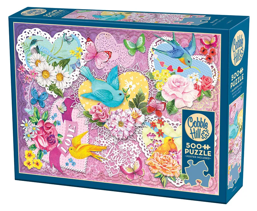 cobble-hill-be-mine-500-teile-puzzle-valentinstag-herzen image 1