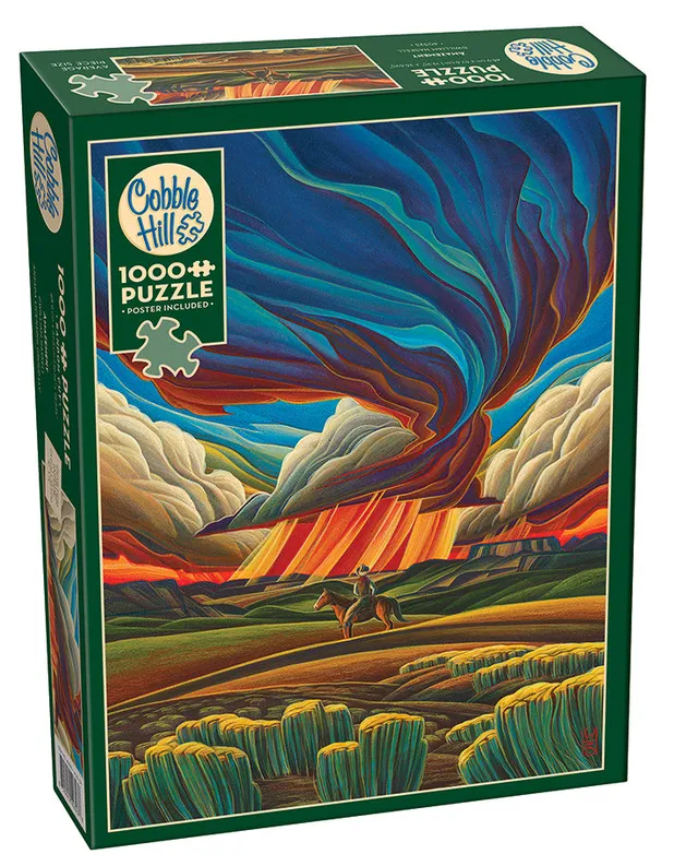 cobble-hill-1000-piece-amazement-puzzle-1000-teile-cowboy image 1