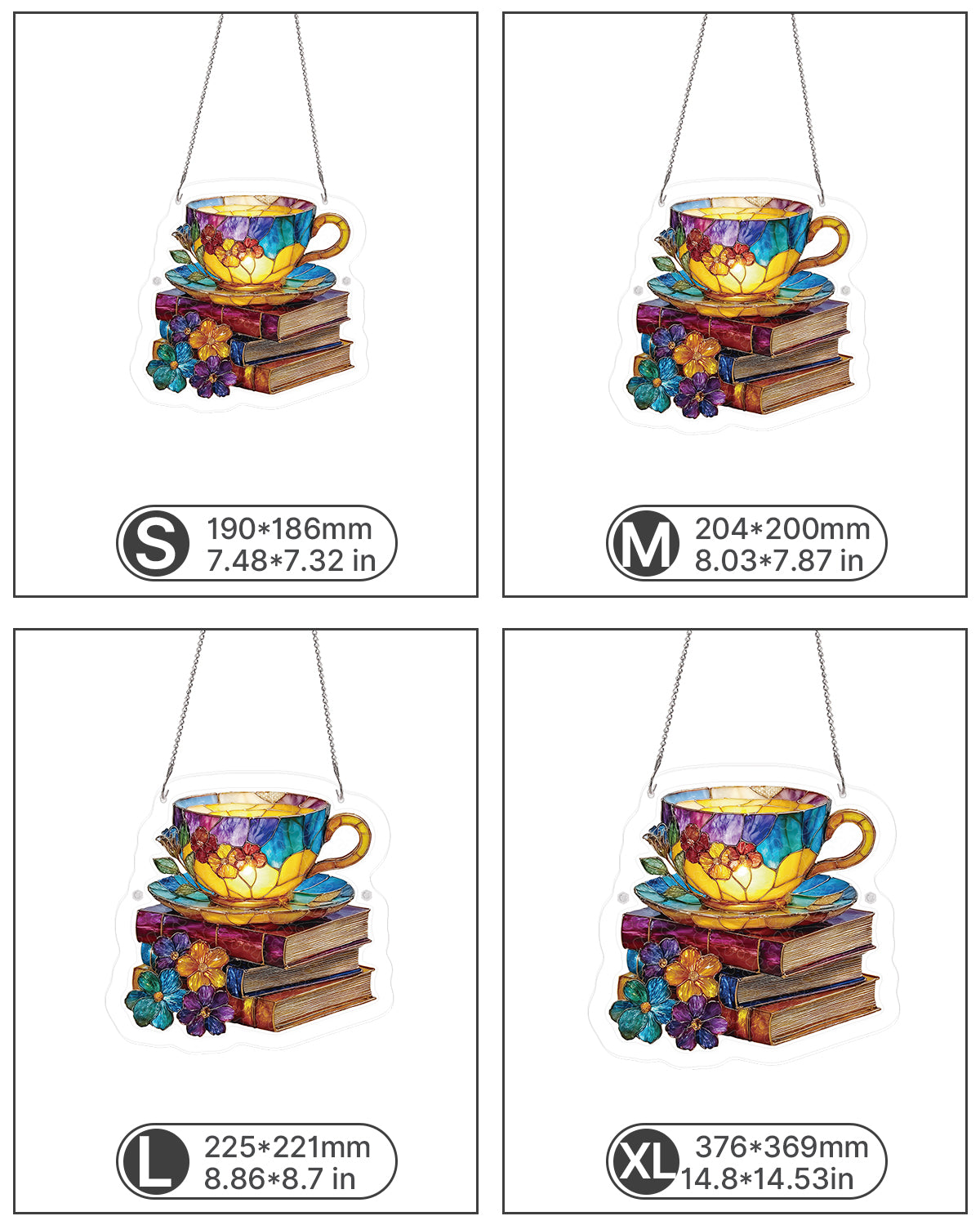 kaayee-suncatcher-radiant-bloom-teetasse-puzzle-medium-acryl image 4