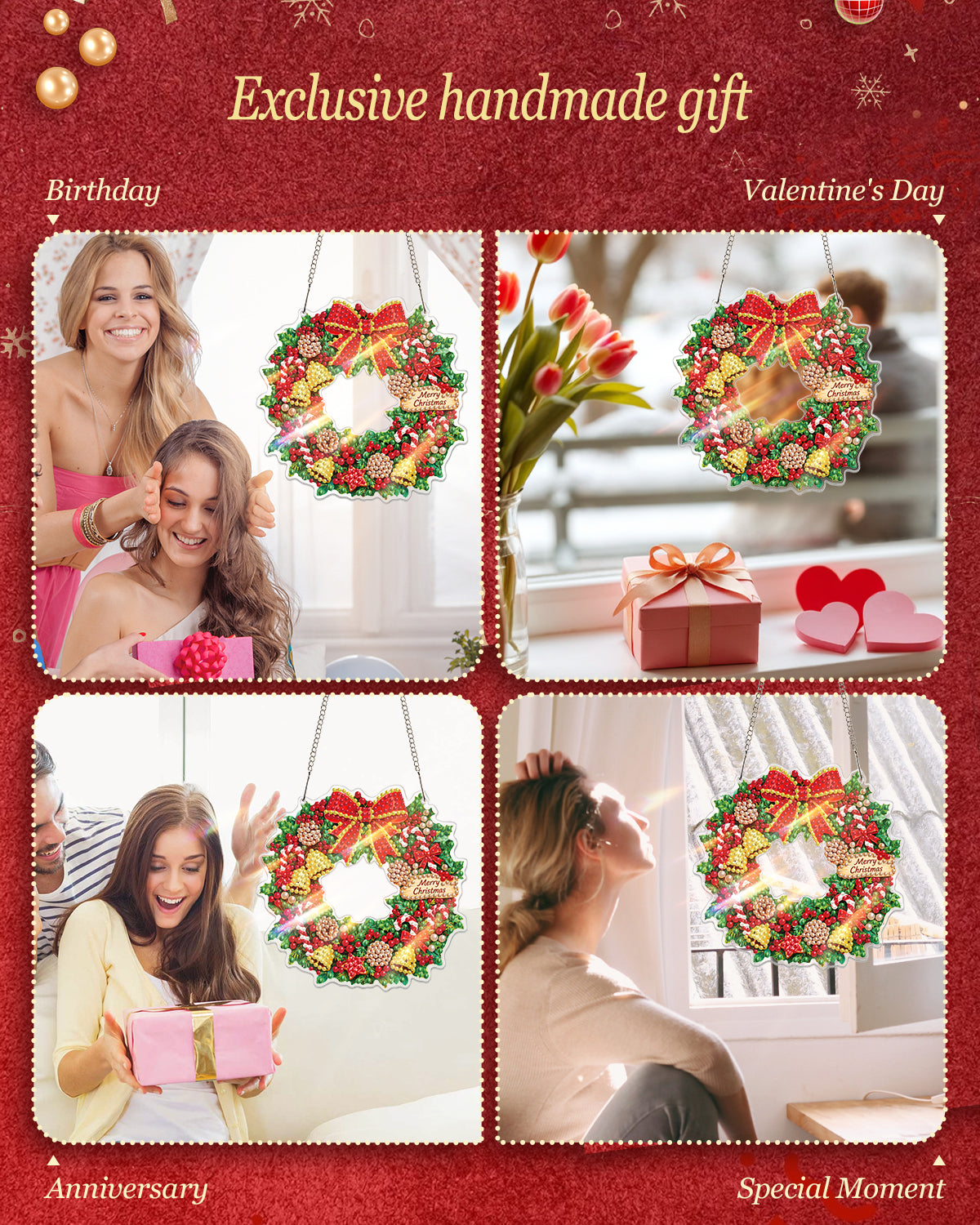 kaayee-suncatcher-christmas-wreath-bastelset-20-cm-kranz image 8